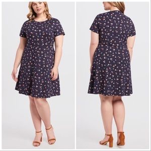 Draper James Floral Ponte Dress
